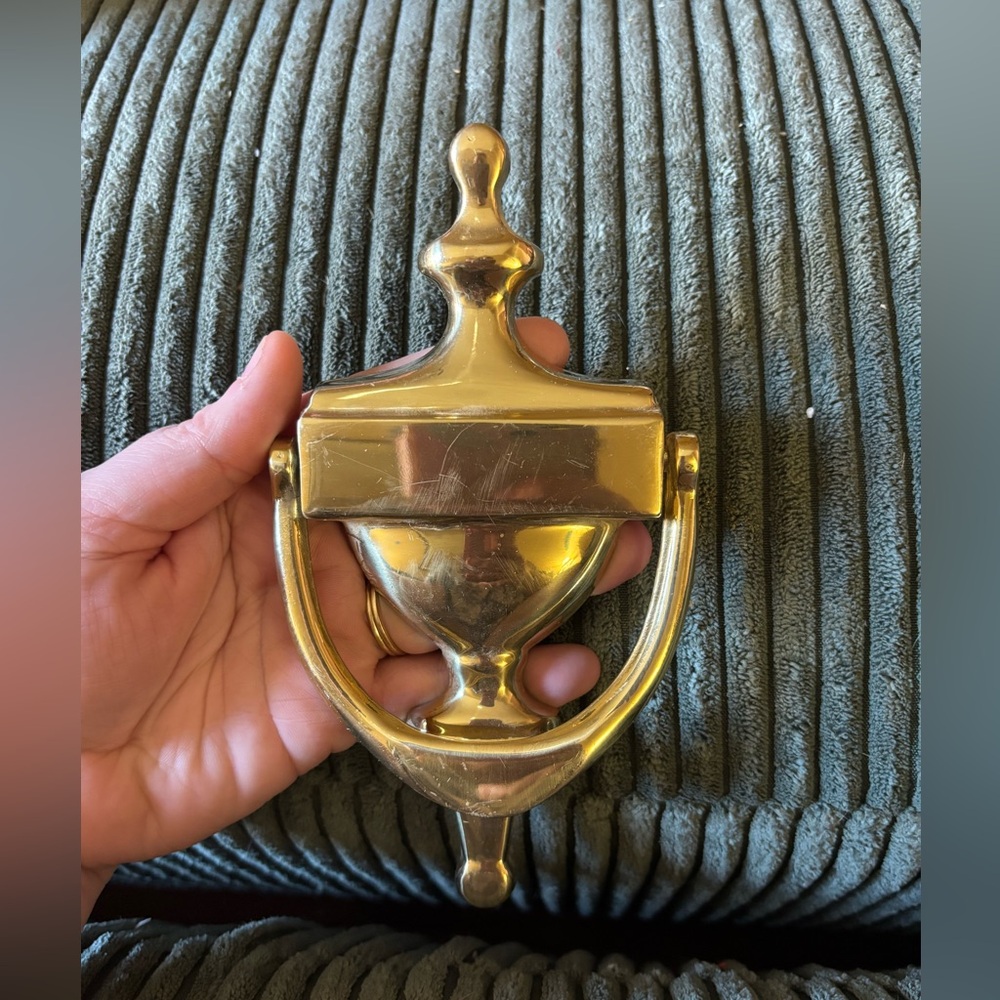 brass door knocker